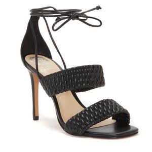 NWT Vince Camuto, ANTILIQUE QUILTED ANKLE-WRAP SANDAL, Size 9